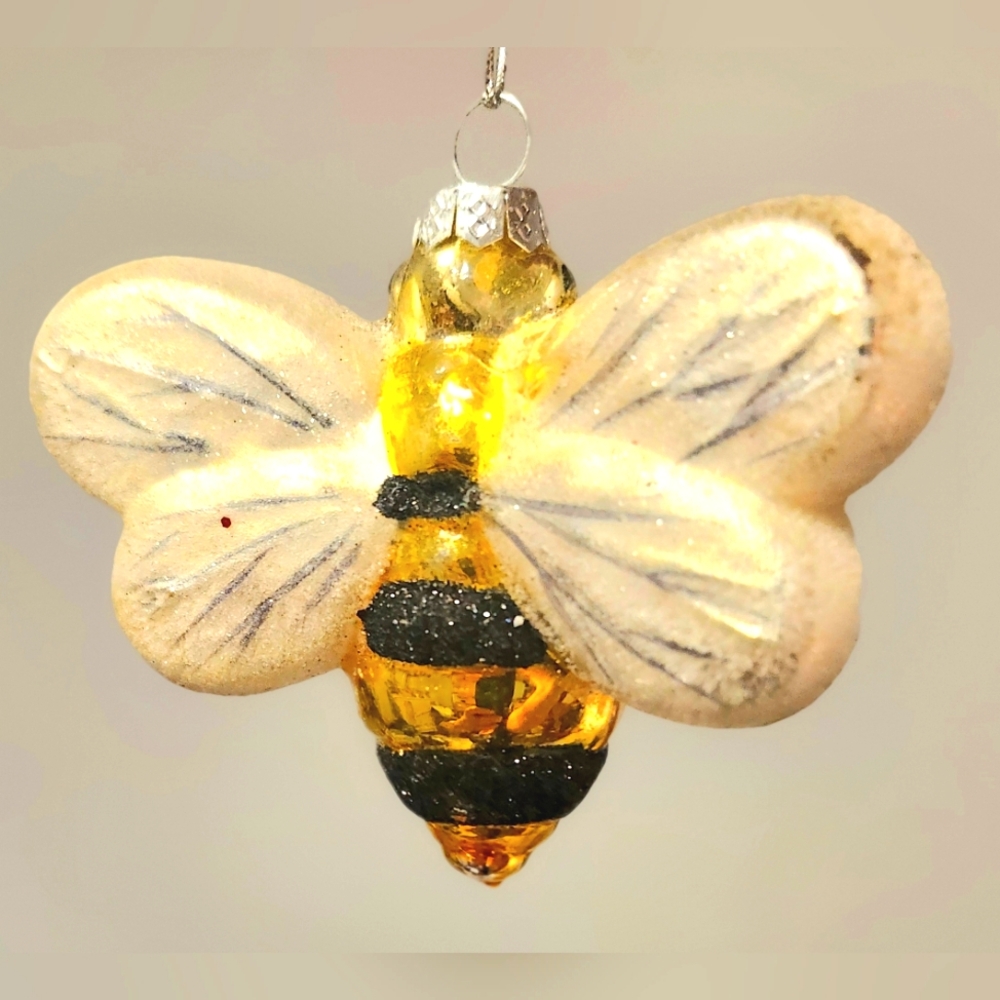 3 Blown Glass Christmas Tree Ornaments - Picture 8 of 11